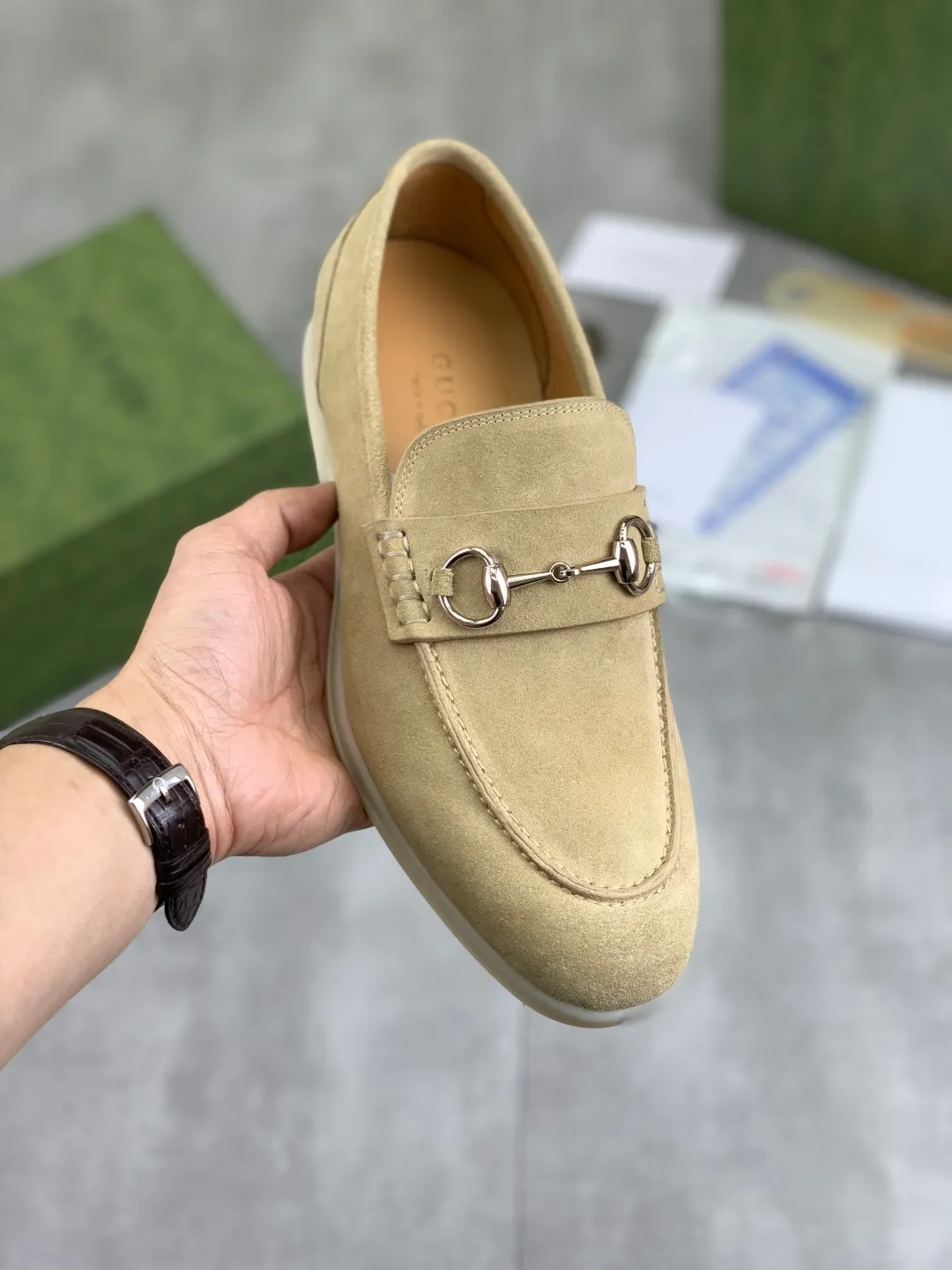 Men's men's shoes 💰P520 [New style] Water dyed cowhide 💰💎💎💎 [Gucci] GUCCI high-end classic men's formal business leather shoes, original order 1:1 authentic goods! Original imported high-end calfskin, original metal buckle, imported first-layer cowhide lining for feet, original outsole, men's shoe size: 38-44 (45 customized) Multiple colors available